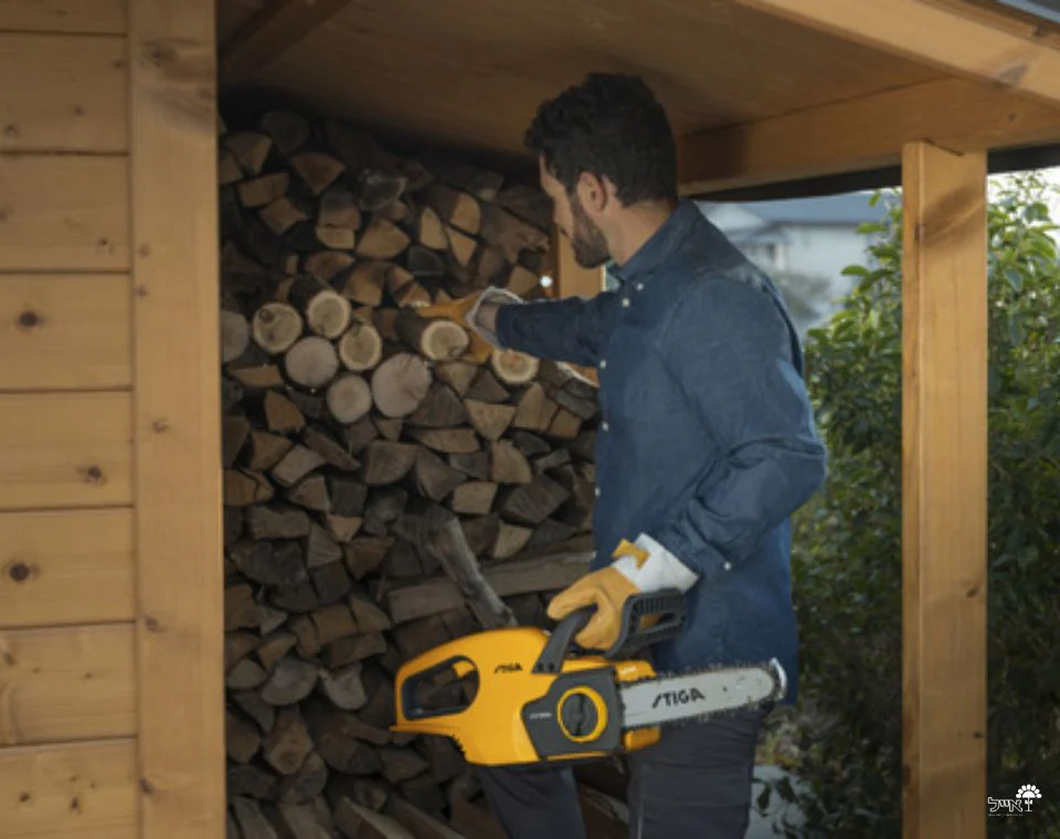 מסור שרשרת נטען CS 100e | גוף+סוללה 4 אמפר+מטען - Image 6