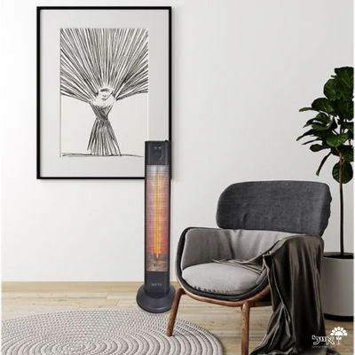 תנור חימום מגדל EIFFEL | שחור | 2000W - Image 3